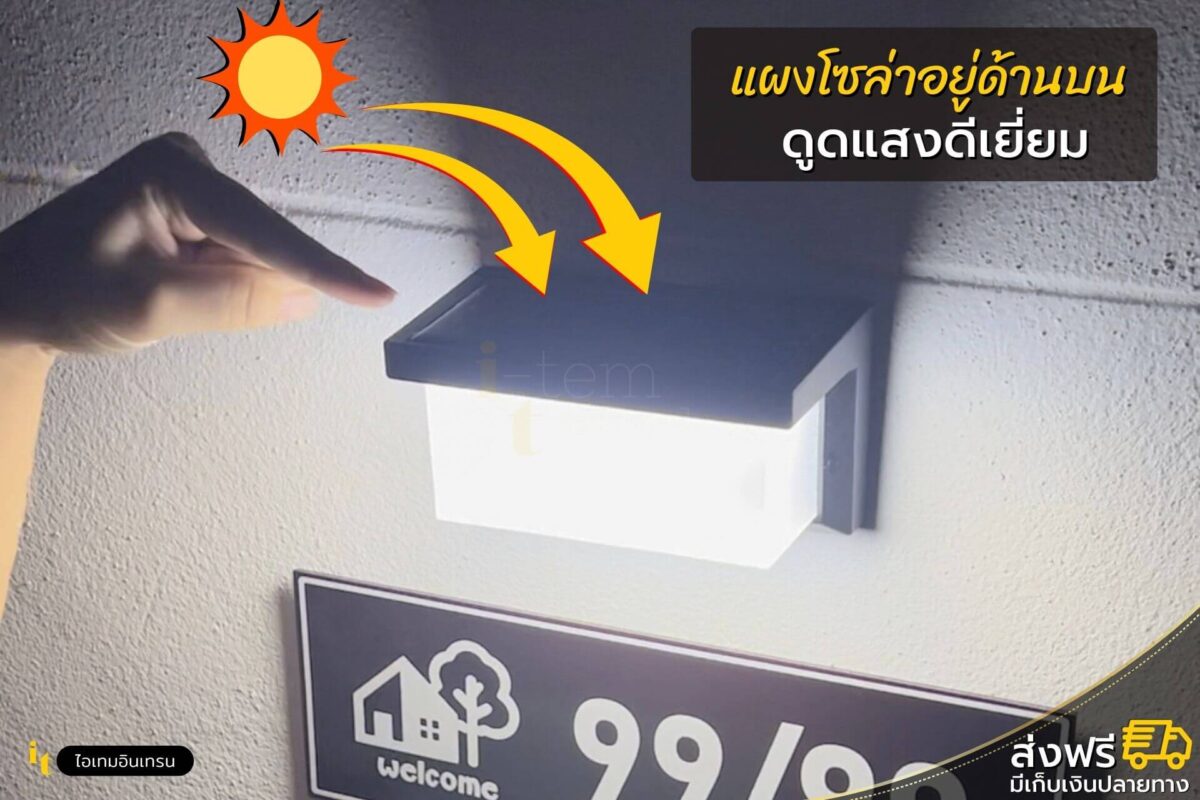 ไฟเลขที่บ้าน MonoX